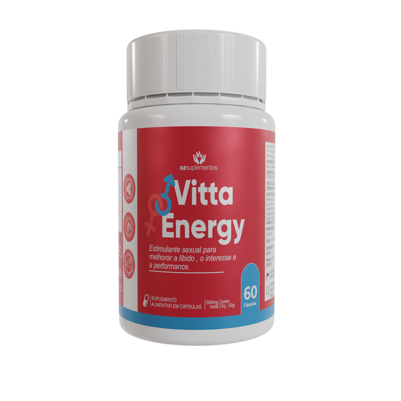 Vitta Energy Suplemento Energético Natural para Aumento de Disposição - Oz Suplementos