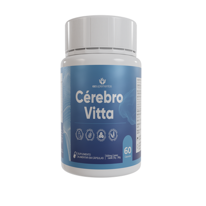 Cérebro Vitta Suplemento para Saúde Mental e Cognitiva - Oz Suplementos