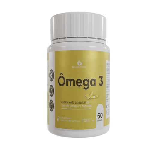 Ômega 3 Suplemento de Ácidos Graxos Essenciais para Saúde Cardiovascular - Oz Suplementos