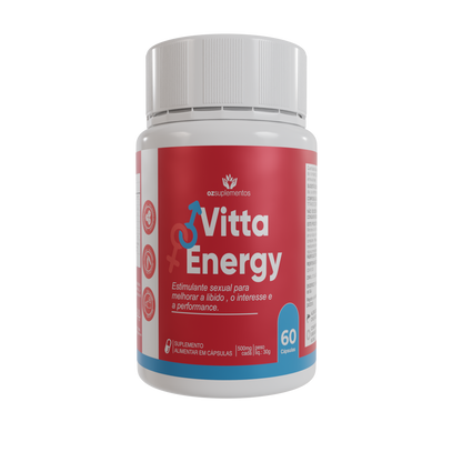 Vitta Energy Suplemento Energético Natural para Aumento de Disposição - Oz Suplementos