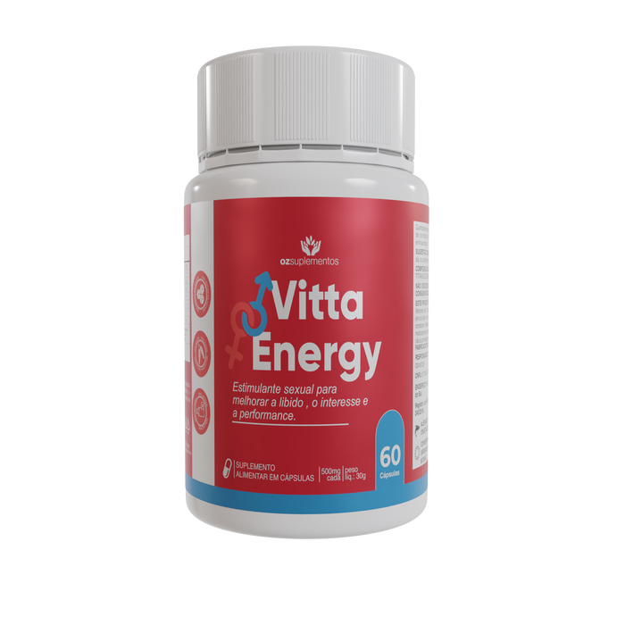 Vitta Energy Suplemento Energético Natural para Aumento de Disposição - Oz Suplementos