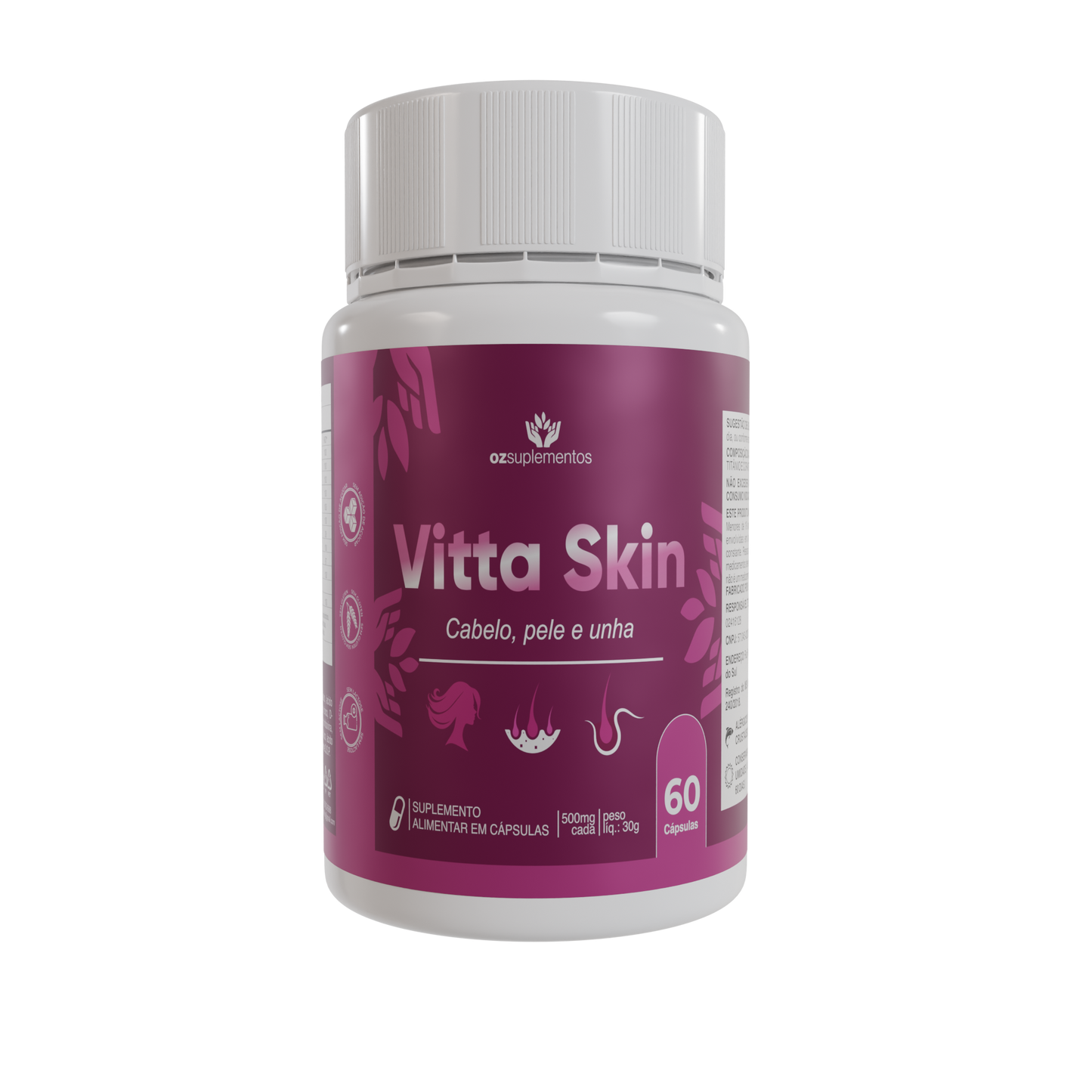 Vitta Skin Suplemento para Saúde e Beleza da Pele - Oz Suplementos