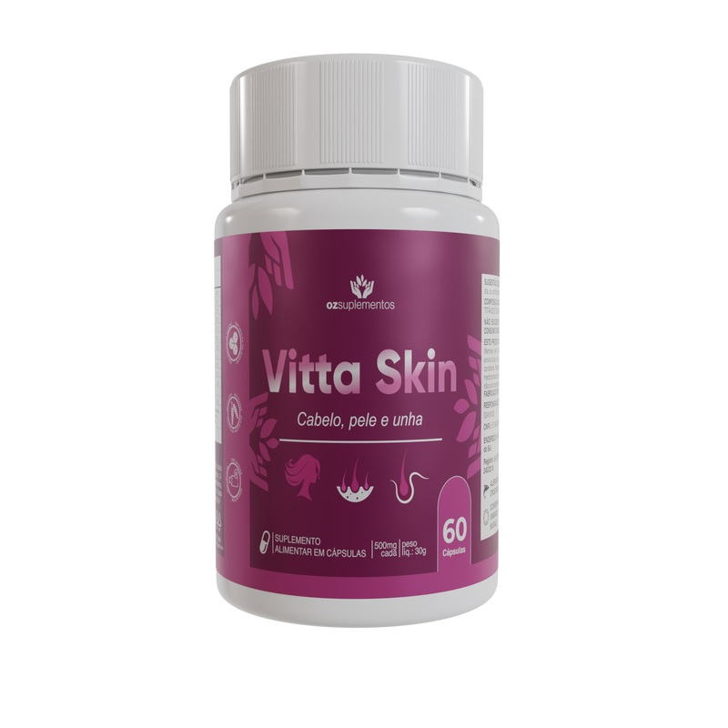 Vitta Skin Suplemento para Saúde e Beleza da Pele - Oz Suplementos