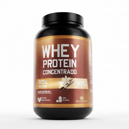 Whey Protein Baunilha Suplemento de Proteína para Aumento de Massa Muscular e Recuperação - Oz Suplementos