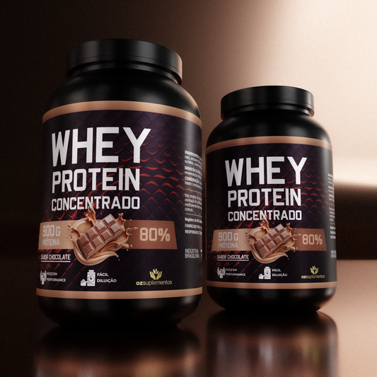 Whey Protein Chocolate OZ – 24g de Proteína por Dose