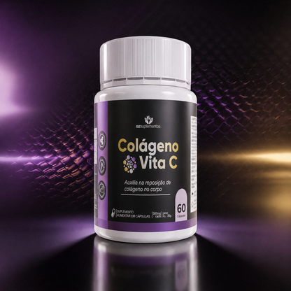 Colágeno Vita C Suplemento com Vitamina C para Pele e Articulações - Oz Suplementos