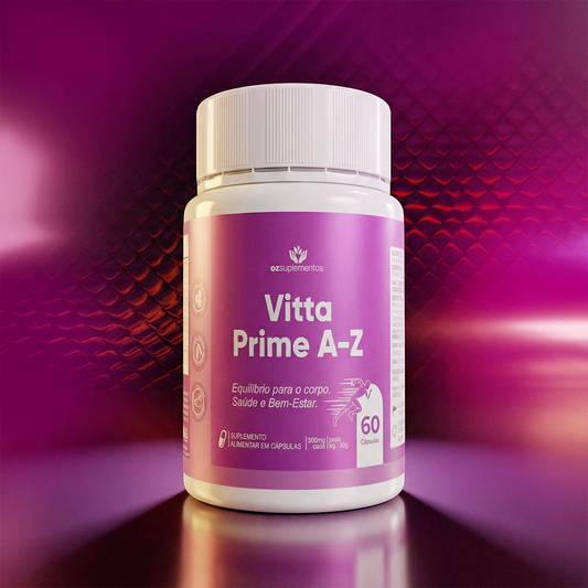Vitta Prime A-Z Suplemento Completo de Vitaminas e Minerais para Saúde Geral - Oz Suplementos