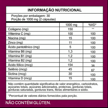 Vitta Skin Suplemento para Saúde e Beleza da Pele - Oz Suplementos