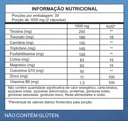 Kit Vitalidade: Cérebro Vitta + Vitta Energy + Creatina - Oz Suplementos.