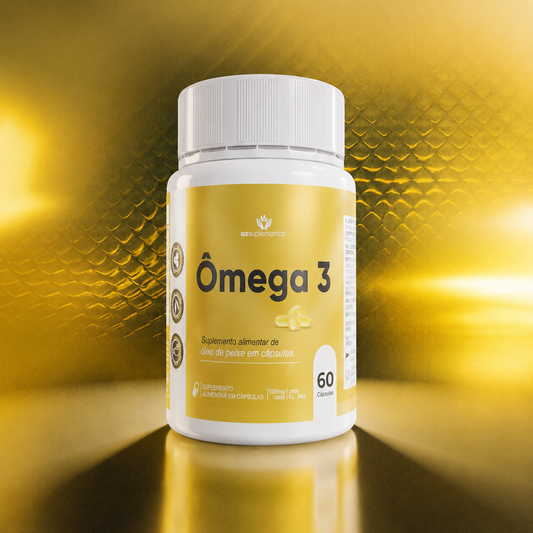 Ômega 3 Suplemento de Ácidos Graxos Essenciais para Saúde Cardiovascular - Oz Suplementos